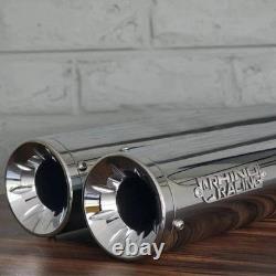 Rhino Racing V1 (Stainless Steel) Exhausts For Royal Enfield Super Meteor 650 @V