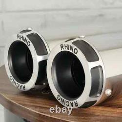 Rhino Racing V2 Stainless Steel Exhaust Fit For Royal Enfield Super Meteor 650