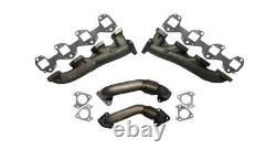 Rudy's High Flow Race Exhaust Manifolds & Up-Pipes For 01-04 GM 6.6L Duramax