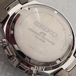 SEIKO F1 HONDA Racing 7T92 Chronograph Limited Edition Men's Watch Lot #41