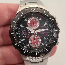 SEIKO F1 HONDA Racing 7T92 Chronograph Limited Edition Men's Watch Lot #41