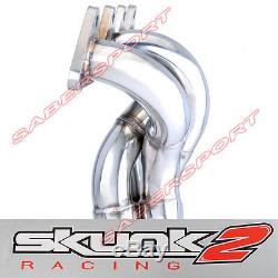 SKUNK2 Alpha Series Racing Header for Honda Civic D-Series D15 D16