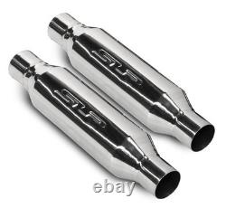 SLP 31062 Loudmouth 2.5 Stainless Steel Exhaust Shotgun Race Resonators Pair