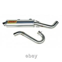 SPARK Racing-X-6 Stainless Steel Exhaust System Yamaha YFZ450R 2009+ PY09450YFZS