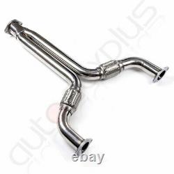 STAINLESS RACING EXHAUST Y-PIPE DOWNPIPE FOR NISSAN 03-07 for 350Z G35 3.5L DOHC