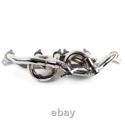STAINLESS RACING MANIFOLD HEADER/EXHAUST for 00-06 JEEP WRANGLER TJ 4.0L l6