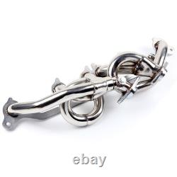 STAINLESS RACING MANIFOLD HEADER/EXHAUST for 00-06 JEEP WRANGLER TJ 4.0L l6