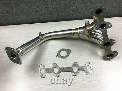 STAINLESS STEEL 4-1 RACE EXHAUST MANIFOLD for FIAT PUNTO 55 60 75 1.1 1.2 8V