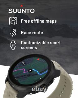 SUUNTO Race S Sports Steel Smartwatch Gravel Gray GPS AMOLED (OpenBox)