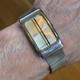 Seiko Tank Watch Stainless Steel 1520-3630 Japan-z Racing Stripe Dial Rare