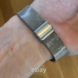 Seiko Tank Watch Stainless Steel 1520-3630 JAPAN-Z Racing Stripe dial Rare