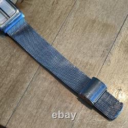 Seiko Tank Watch Stainless Steel 1520-3630 JAPAN-Z Racing Stripe dial Rare