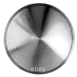Set of 4 14 Stainless Steel Racing Disc Hubcaps Hub Caps Wheel Covers