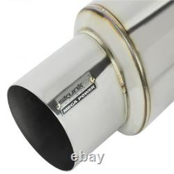 Skunk2 Racing Universal Stainless Steel 2.25 Inlet x 4 Out Muffler 415-99-1470