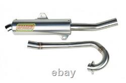 Sparks Racing X-6 Stainless Steel Big Core Full Exhaust Suzuki Ltz400