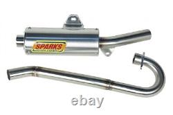 Sparks Racing X-6 Stainless Steel Full Exhaust Yamaha Raptor 250