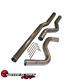 Speedfactory Racing 3 Stainless Steel Mandrel Bent Cat-back Exhaust Piping Kit