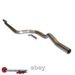 SpeedFactory Racing 3 Stainless Steel Mandrel Bent Cat-Back Exhaust Piping Kit