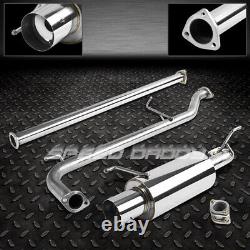 Ss Racing Catback Exhaust 4.5 Tip Muffler For 98-02 Honda Accord Cg1-6 4cyl F23