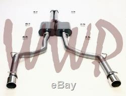 Stainless Dual 3 Cat Back Exhaust System 05-10 Dodge Magnum/Charger SRT8 6.1L