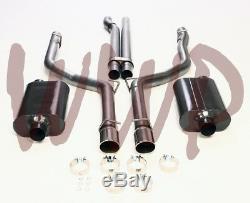 Stainless Dual 3 Cat Back Exhaust System 05-10 Dodge Magnum/Charger SRT8 6.1L