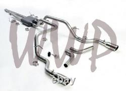 Stainless Dual Cat Back Exhaust System For 09-21 Toyota Tundra 4.6L/4.7L/5.7L V8