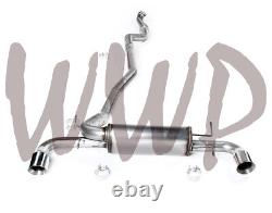 Stainless Dual CatBack 3 Exhaust Muffler System 07-09 Pontiac Solstice GXP 2.0L