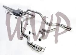 Stainless Dual CatBack Exhaust System FOR 09-21 Toyota Tundra 4.6L/4.7L/5.7L V8