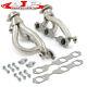 Stainless Exhaust Shorty Headers Kit For 1996-2001 Chevy S10 Blazer Jimmy 4.3 V6