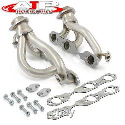 Stainless Exhaust Shorty Headers Kit For 1996-2001 Chevy S10 Blazer Jimmy 4.3 V6