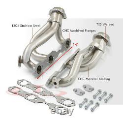 Stainless Exhaust Shorty Headers Kit For 1996-2001 Chevy S10 Blazer Jimmy 4.3 V6