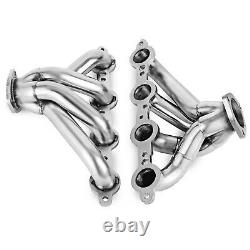 Stainless Racing Block Hugger Exhaust Headers Fits Chevy LS1 LS6 Shorty