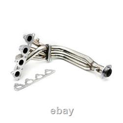 Stainless Racing Exhaust Manifold Header Downpipe for HONDA CIVIC 88-00 CRX