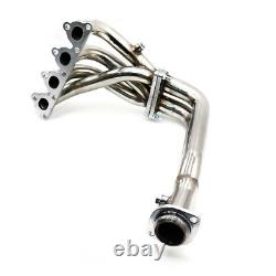 Stainless Racing Exhaust Manifold Header Downpipe for HONDA CIVIC 88-00 CRX