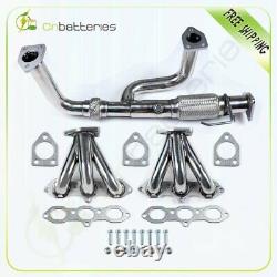 Stainless Racing Header Exhaust Manifold For 99-01 Honda Accord 3.2l/3.0l