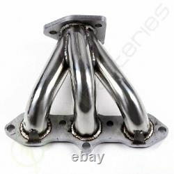 Stainless Racing Header Exhaust Manifold For 99-01 Honda Accord 3.2l/3.0l