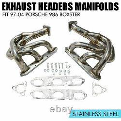 Stainless Racing Header Manifold/exhaust For 97-04 Porsche 986 Boxster Base/s