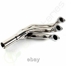 Stainless Racing Manifold Header+y-pipe For 1984-1991 Bmw E30 3-series 2.5/2.7l