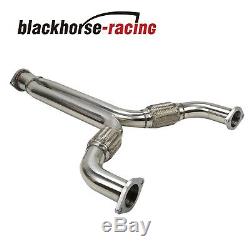 Stainless Racing X/y-pipe Downpipe Exhaust Fit For 03-07 350z Z33/g35 V35 Vq35de