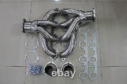 Stainless Shorty Hugger Header Exhaust Manifold For 429/460 Ford Bbc Big Block