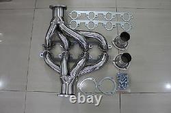 Stainless Shorty Hugger Header Exhaust Manifold For 429/460 Ford Bbc Big Block