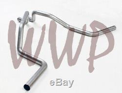Stainless Steel 2.50Dual Exhaust Tailpipe 88-98 Chevy/GMC C1500 K1500 V8 Pickup
