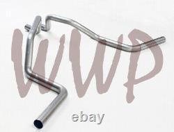 Stainless Steel 2.50Dual Exhaust Tailpipe 88-98 Chevy/GMC C1500 K1500 V8 Pickup