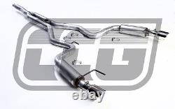 Stainless Steel 3 CatBack Exhaust For 15-22 Ford Mustang Ecoboost 2.3L Turbo
