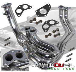 Stainless Steel 4-1 Exhaust Header Manifold For 2002-2007 Subaru Impreza N/A