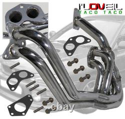 Stainless Steel 4-1 Exhaust Header Manifold For 2002-2007 Subaru Impreza N/A