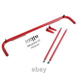 Stainless Steel 48 Racing Seats Safety Seat Belt Roll Harness Bar Rod Red Bar