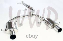 Stainless Steel Cat Back Exhaust Muffler System Kit For 05-09 Subaru Legacy GT