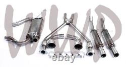 Stainless Steel CatBack Exhaust Muffler System For 09-20 Nissan 370Z 3.7L VQ37