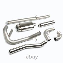 Stainless Steel Dual 3od Racing Cat Back Exhaust System For 16-18 Ford Focus Rs